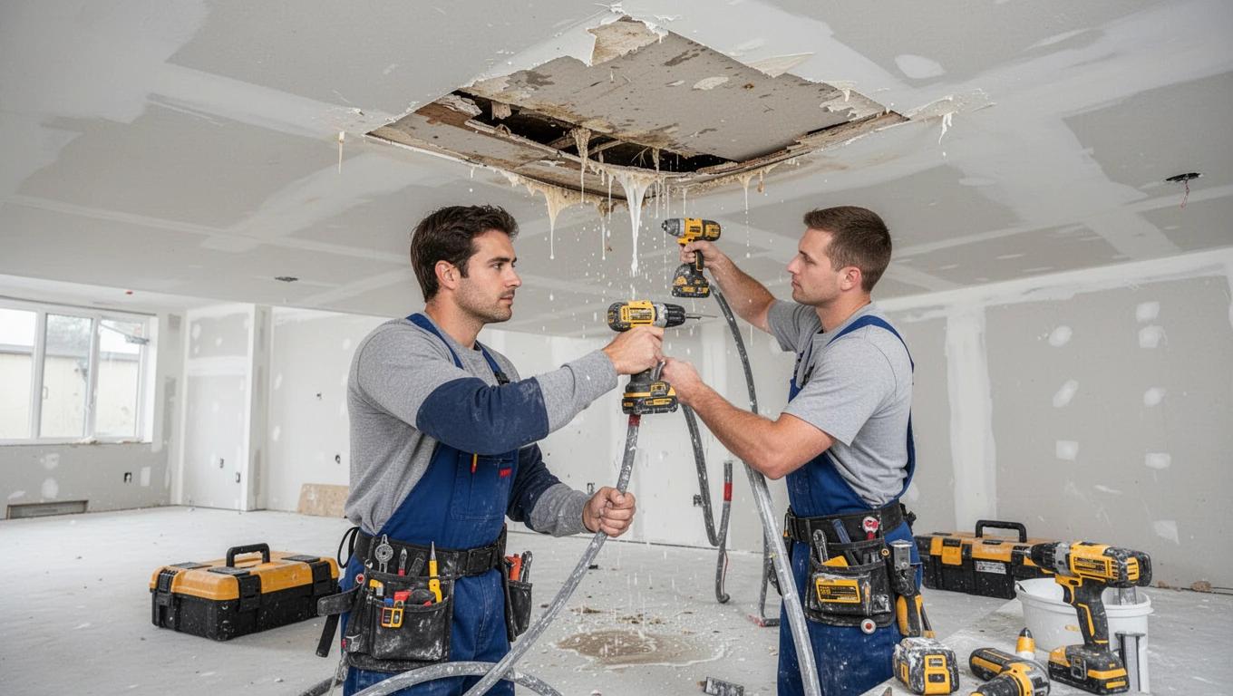 Ceiling Water Damage Repair