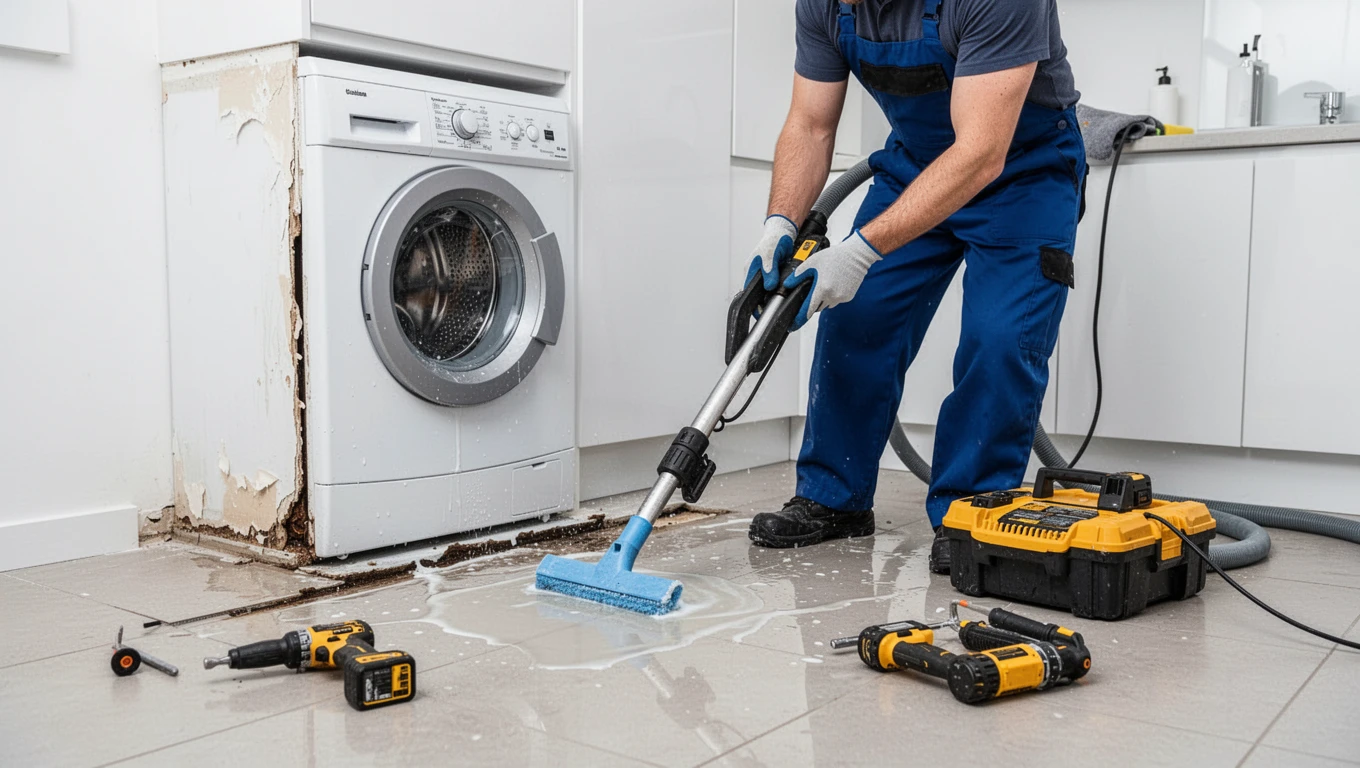 Appliance Leak Cleanup