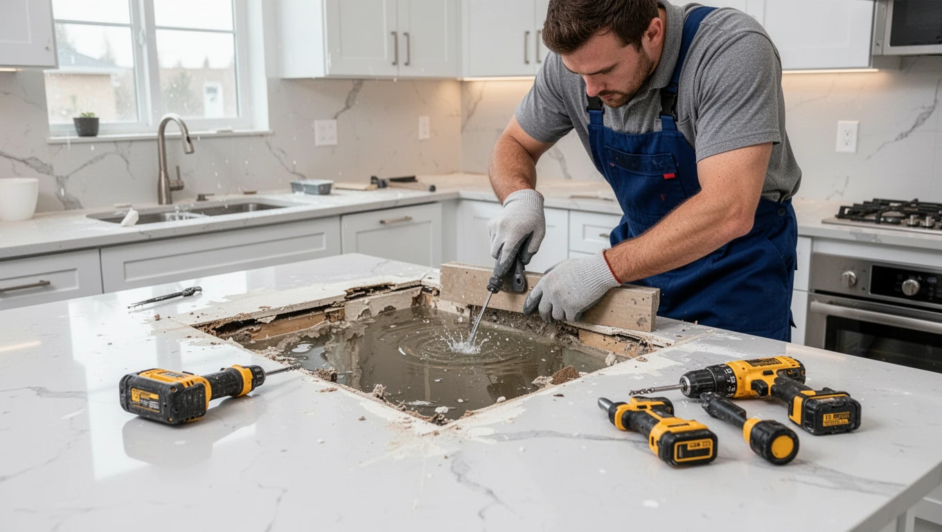 Kitchen Water Damage Repair
